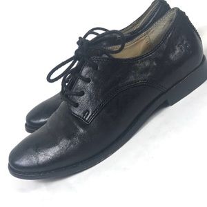 Frye Melissa Derby Oxford size 5.5 Black Leather